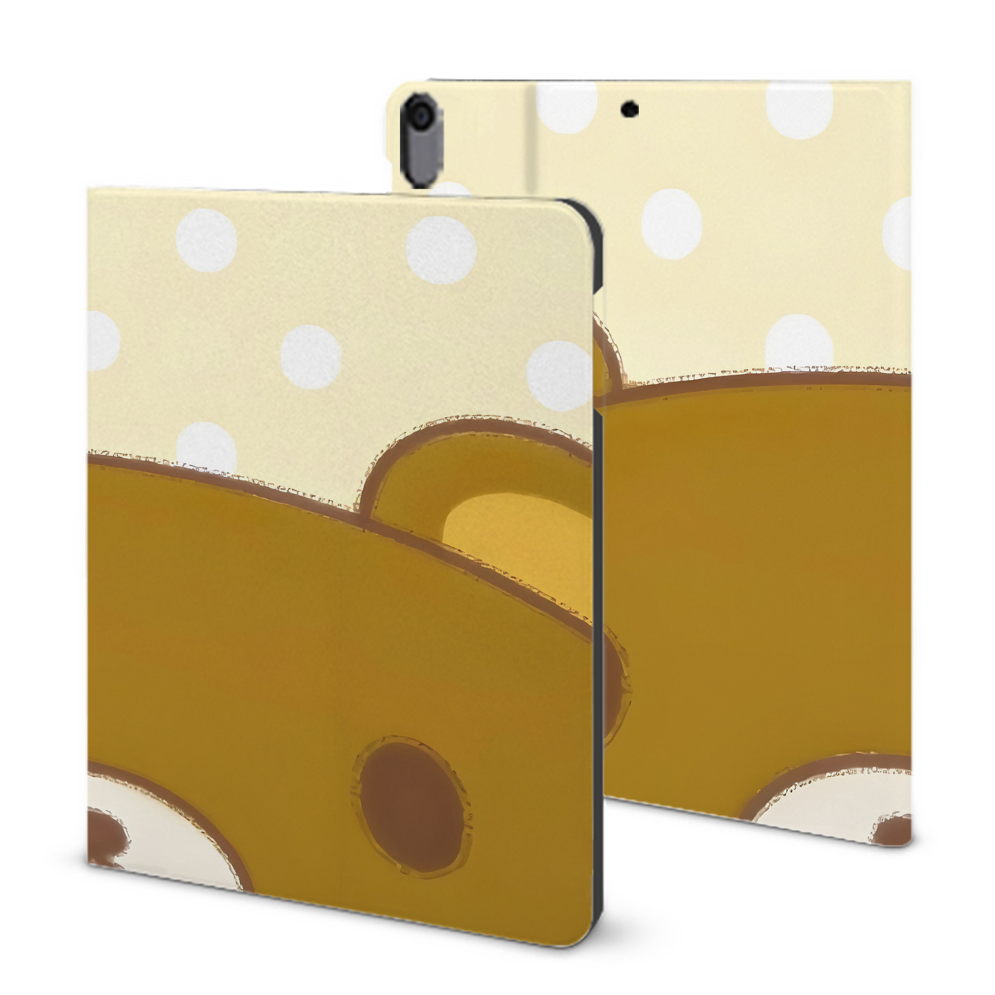 （画像用） リラックマ リラックマ キイロイトリ Rilakkuma Korilakkuma Kiiroitori IPad ケース ブック型 PUレザー TPU 耐衝撃 軽量 薄型 ペン収納なし 全面保護 IPad 各モデル対応